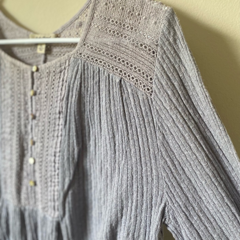 Lucky Brand Lace Top - Picture 3 of 6